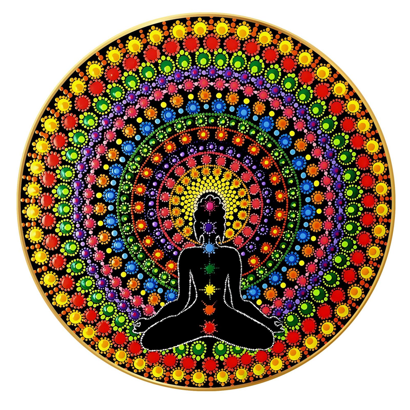 Round Wall Painting - Image 6